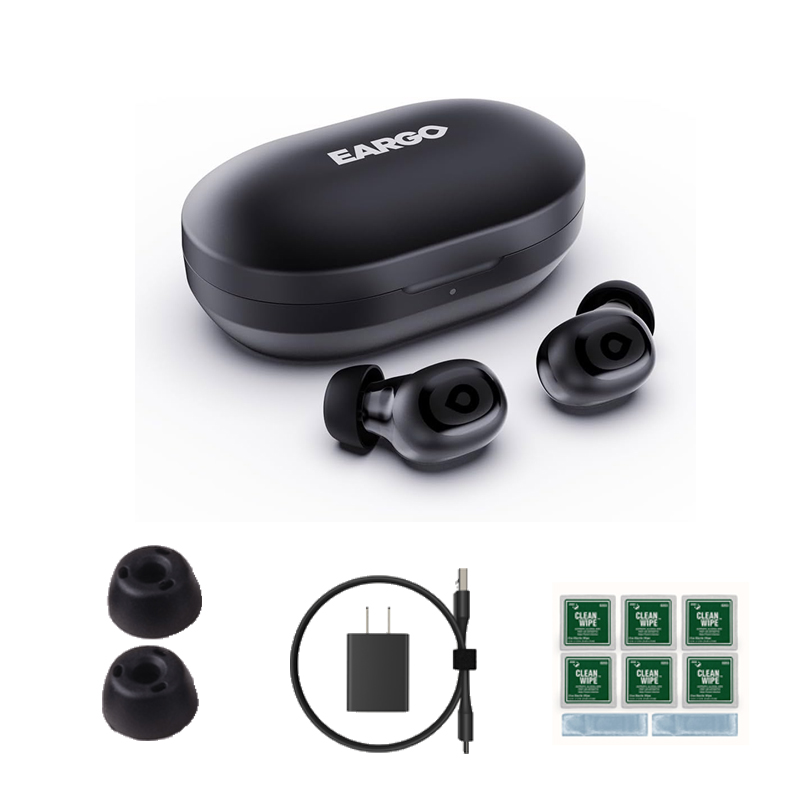 [Szabadidő] Siemens EARGO LINK bal fül + jobb fül [20-50 dB], használati idő: 10 óra (csere füldugó * 1, tisztítókészlet, töltő)
